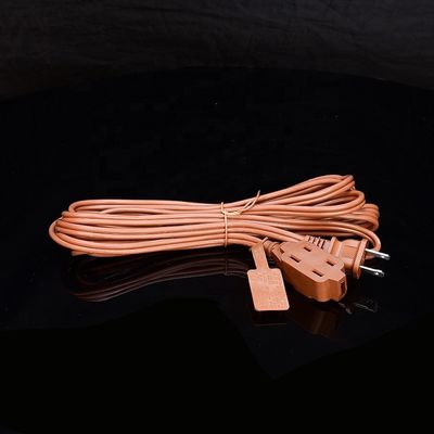 25FT Length Customization Power Cords Extension Cords With Waterproof ETL Standard In Brown Plug Socket for Laptops