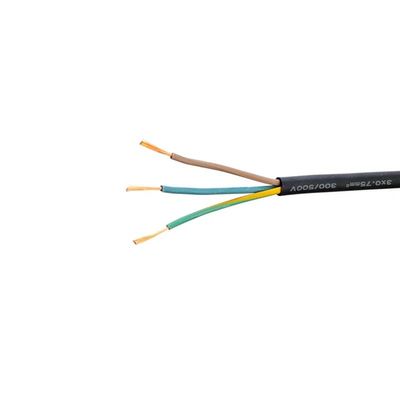 VDE certifié H05rnf 3x1 5 câble en caoutchouc de cuivre solide 100m rouleaux fil électrique flexible pour les installations industrielles
