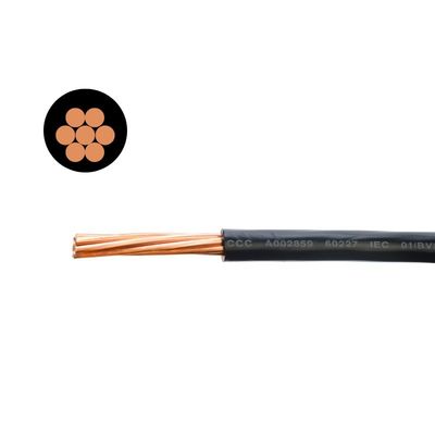 H07v-r industriel 1cœur 7 conducteurs en cuivre 4 mm carrés fil électrique interne pour ménage hôpital hôtel cuivre unique
