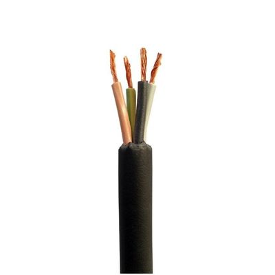 450/750V Voltage nominal Conducteur de cuivre H07rn Fonction de résistance au feu et à la chaleur Fil pour basse tension