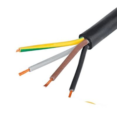 450/750V Voltage nominal Conducteur de cuivre H07rn Fonction de résistance au feu et à la chaleur Fil pour basse tension