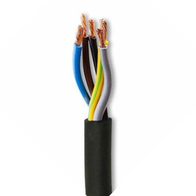 450/750V Voltage nominal Conducteur de cuivre H07rn Fonction de résistance au feu et à la chaleur Fil pour basse tension