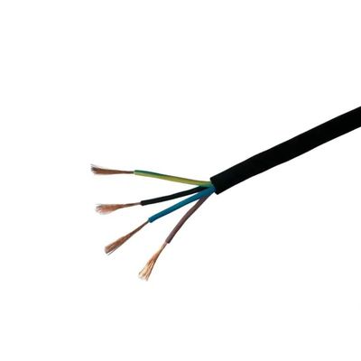 450/750V Voltage nominal Conducteur de cuivre H07rn Fonction de résistance au feu et à la chaleur Fil pour basse tension