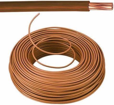 Cable électrique H07v U H07v R en cuivre à chaîne personnalisé pour applications haute tension 1,5 mm2 2,5 mm2 4 mm2 et isolation PVC