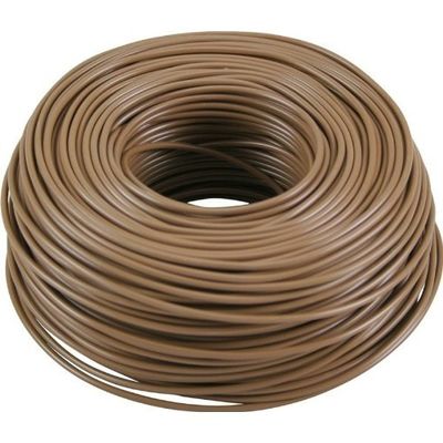 Cable électrique H07v U H07v R en cuivre à chaîne personnalisé pour applications haute tension 1,5 mm2 2,5 mm2 4 mm2 et isolation PVC